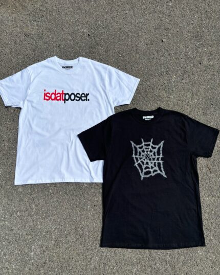 Poser London T Shirt Set Balck & White